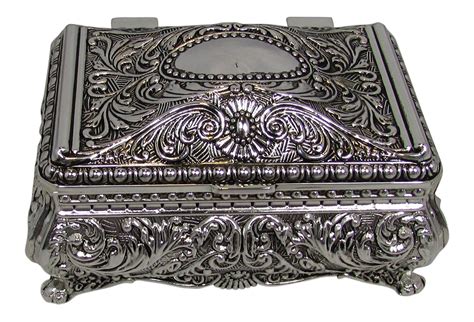 metal piece outside jewelry box|jewelry box for silver storage.